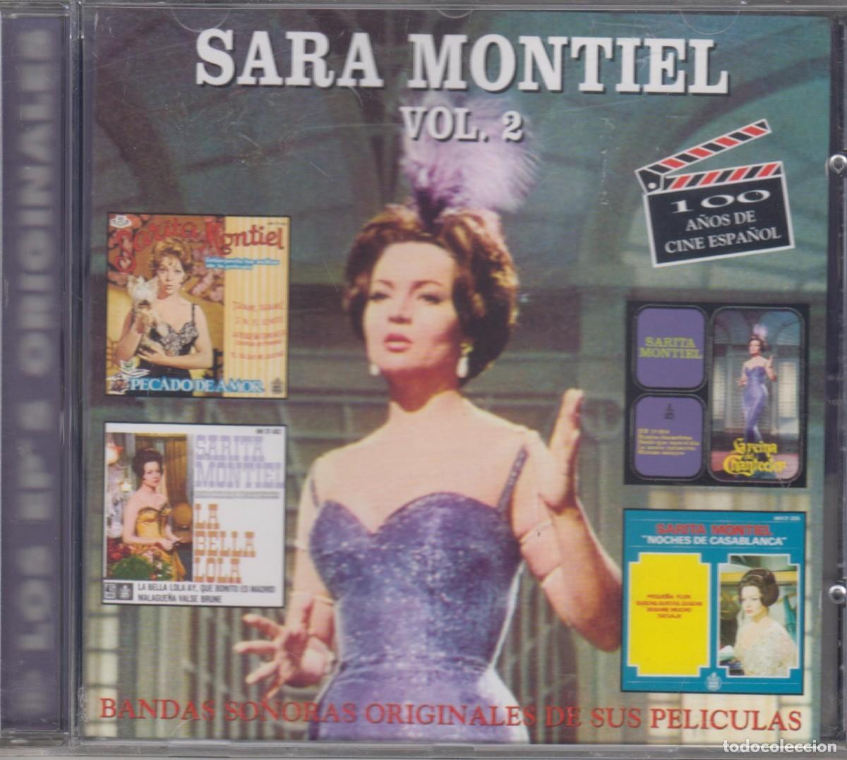 CDs de m&uacute;sica: Sara Montiel cd Vol. 2 Los EP's Originales 1996 Pecado de amor La Bella Lola Noches de Casablanca