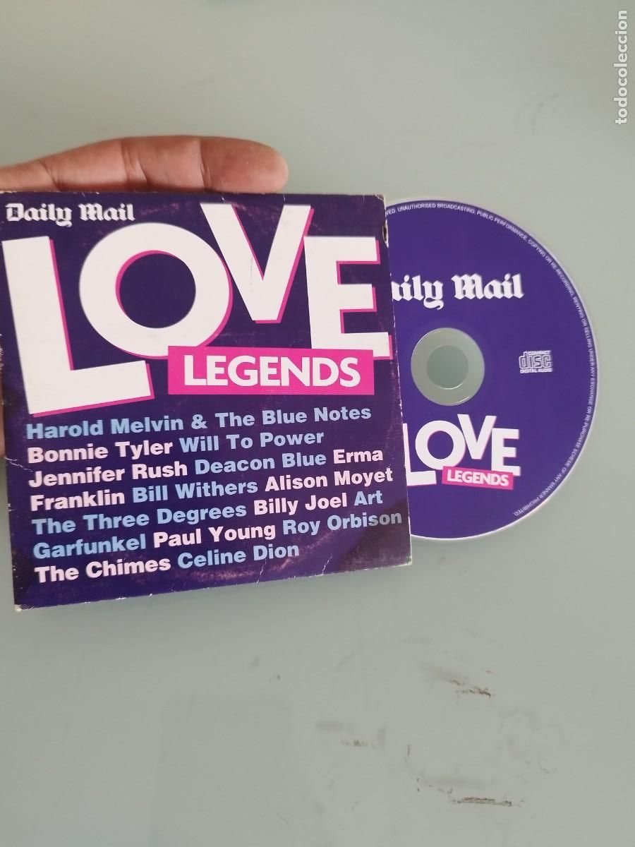 CDs de m&uacute;sica: Various compilaci&oacute;n &ndash; Love Legends. Cd promocional.