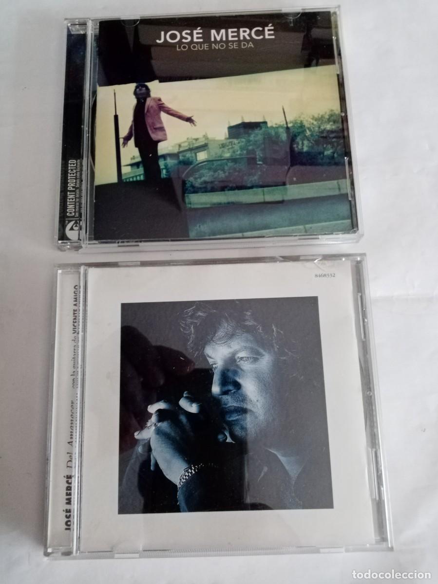 CDs de m&uacute;sica: LO QUE NO SE DA / DEL AMANECER... Jos&eacute; Merc&eacute;