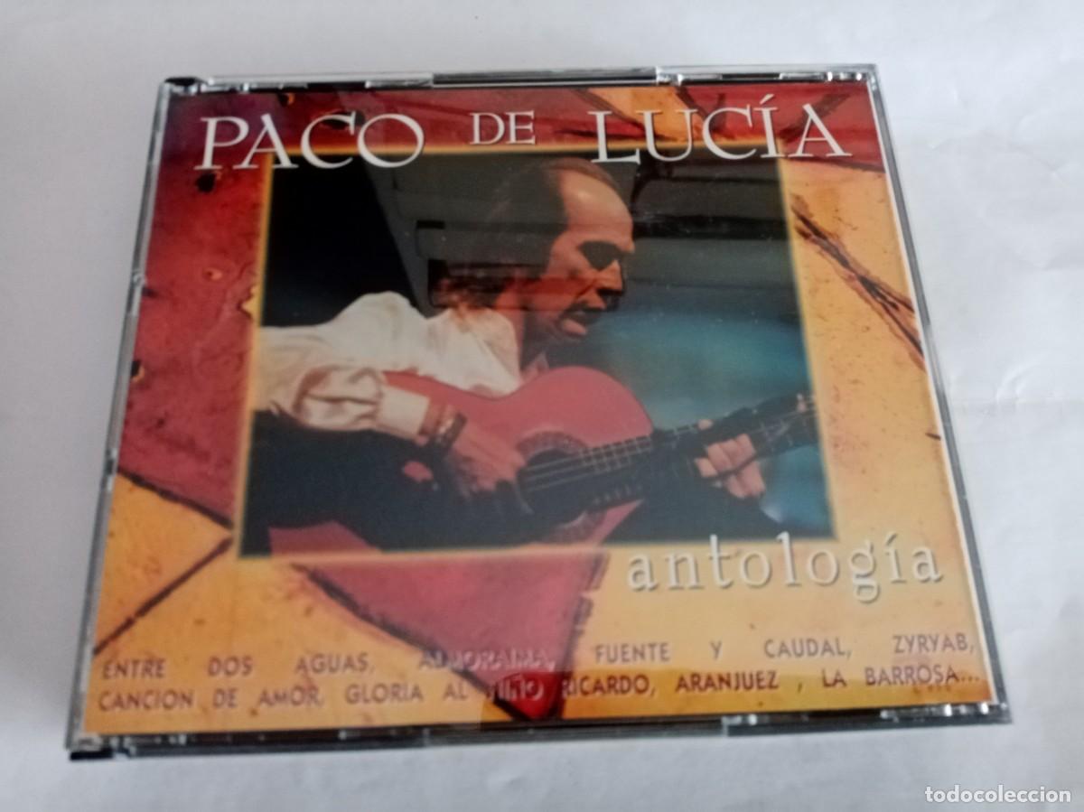 CDs de m&uacute;sica: ANTOLOG&Iacute;A , PACO DE LUCIA ( 2 CD ) ( MERCURY , POLIGRAM )