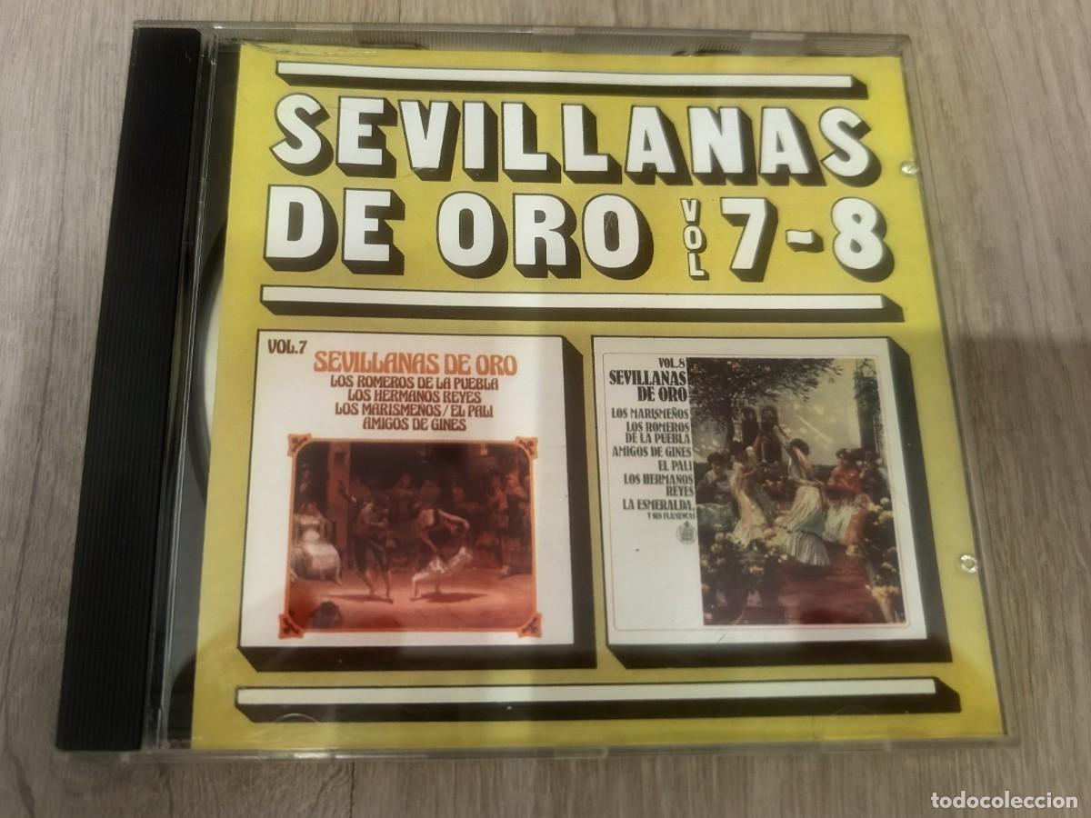 CDs de m&uacute;sica: SEVILLANAS DE ORO - 2 CD&acute;S EN UNO - VOL. 7 Y 8 .. 1989 - HISPAVOX ..21 TEMAS BUEN ESTADO