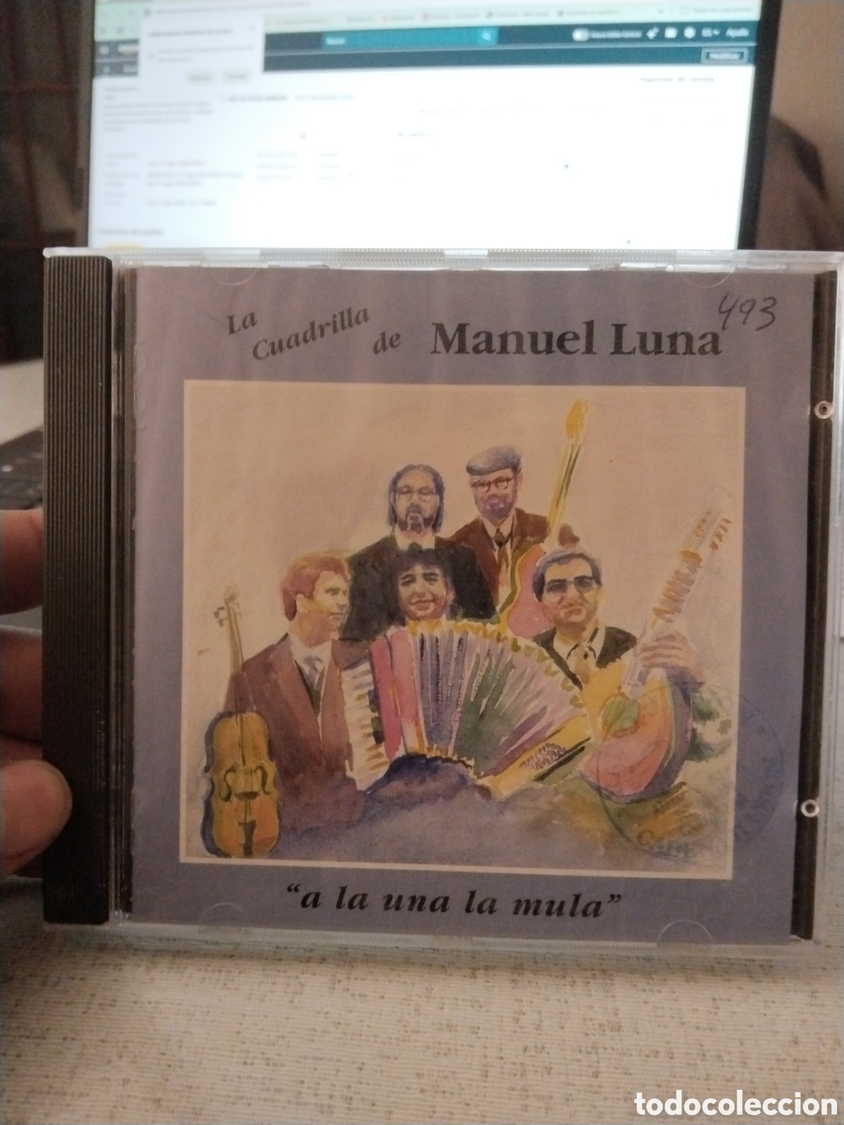 CDs de m&uacute;sica: La cuadrilla de Luna a la una a la mula