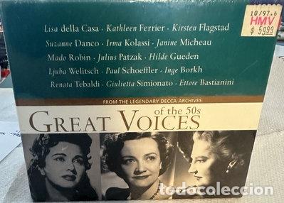 CDs de m&uacute;sica: Great Voices of the 50s- 0028945529523