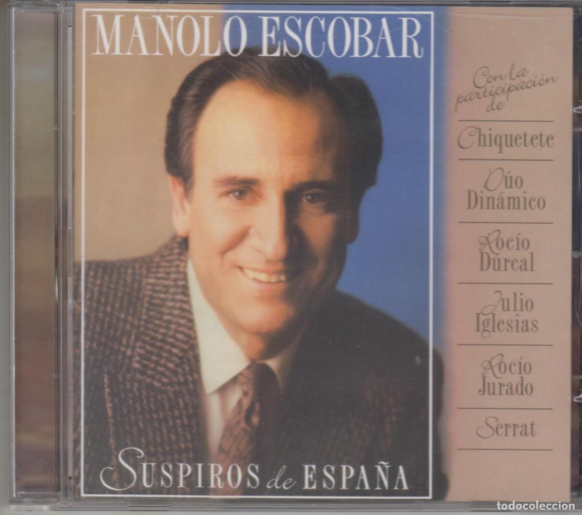 CDs de m&uacute;sica: Manolo Escobar cd Suspiros de Espa&ntilde;a 2004 Con Roc&iacute;o Jurado Joan Manuel Serrat Chiquetete