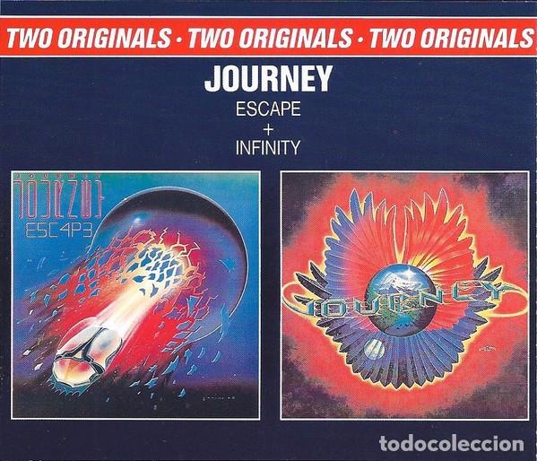 CDs de m&uacute;sica: Journey &rdquo;Escape / Infinity&rdquo;, 2 CDs como nuevos [fat box]