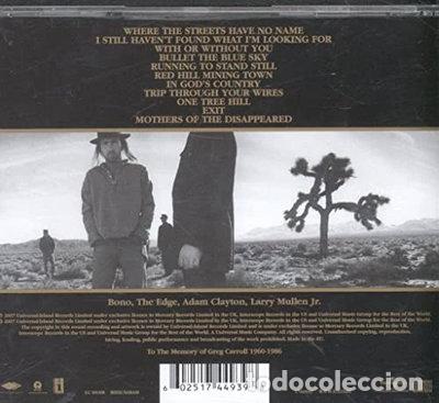 CDs de m&uacute;sica: The Joshua Tree- 0602517449398