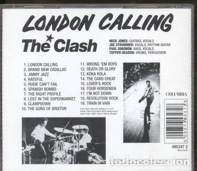 CDs de m&uacute;sica: London Calling- 5099749534728
