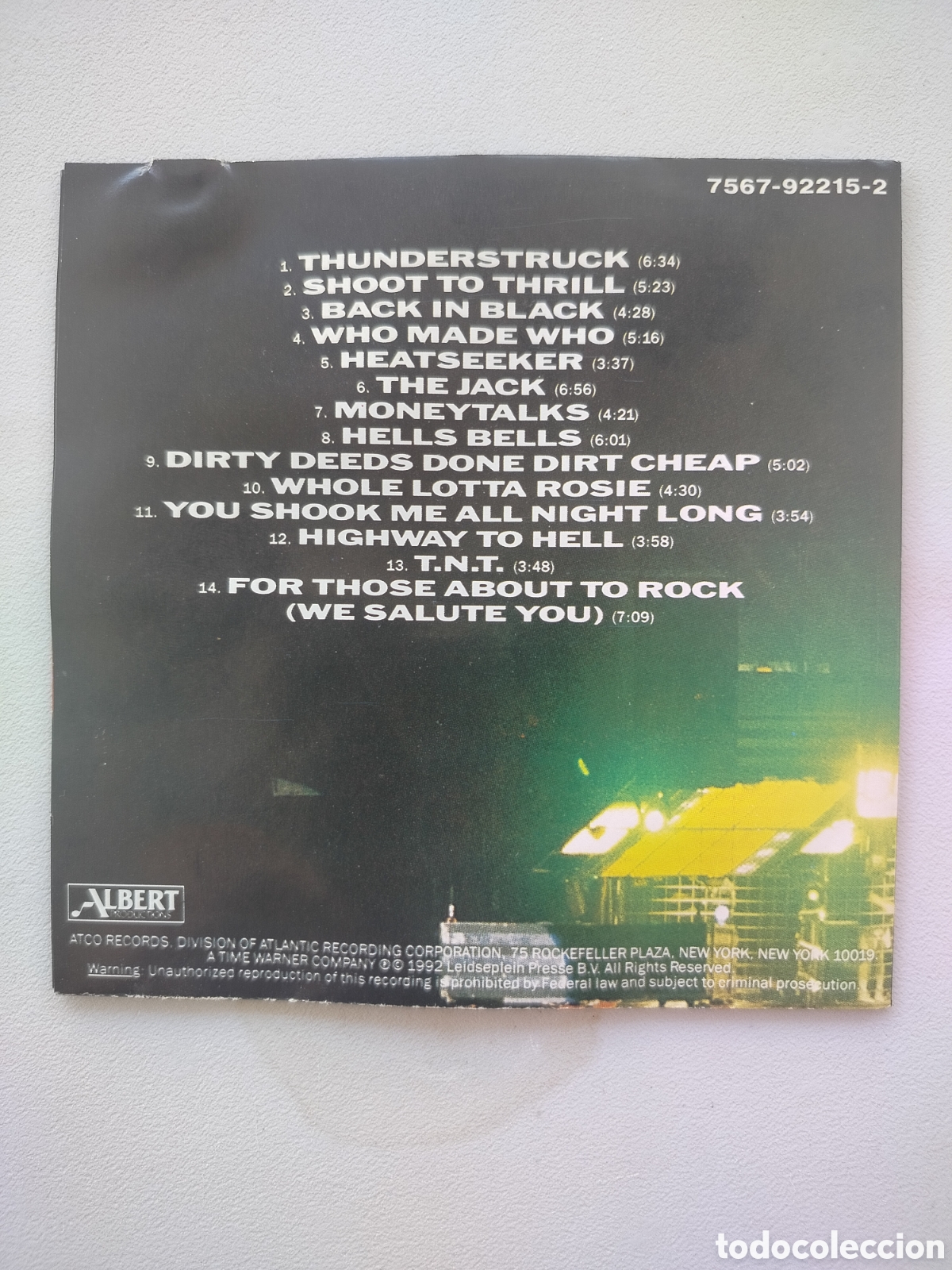 CDs de m&uacute;sica: AC/DC Compact Disc 92 - Foto 2