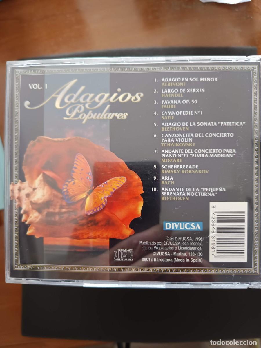 CDs de m&uacute;sica: adagios populares. vol. 1 - Foto 2