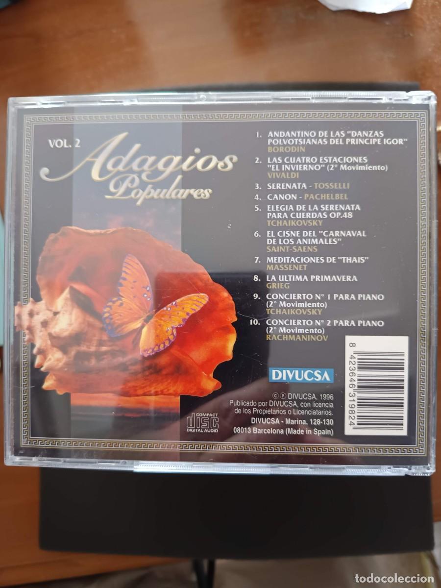 CDs de m&uacute;sica: adagios populares. vol. 2 - Foto 2