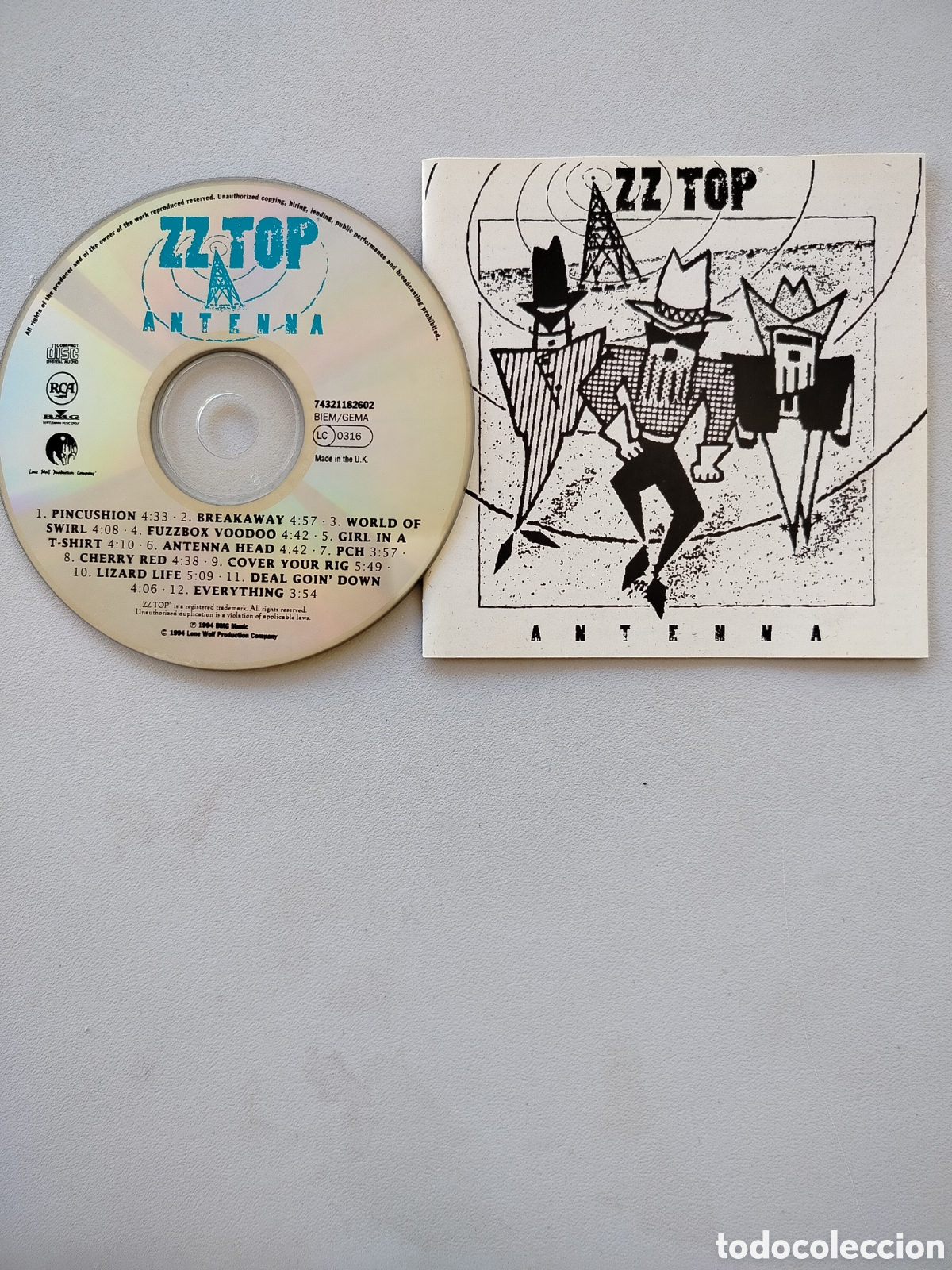 CDs de m&uacute;sica: ZZ Top CD Antenna 1994