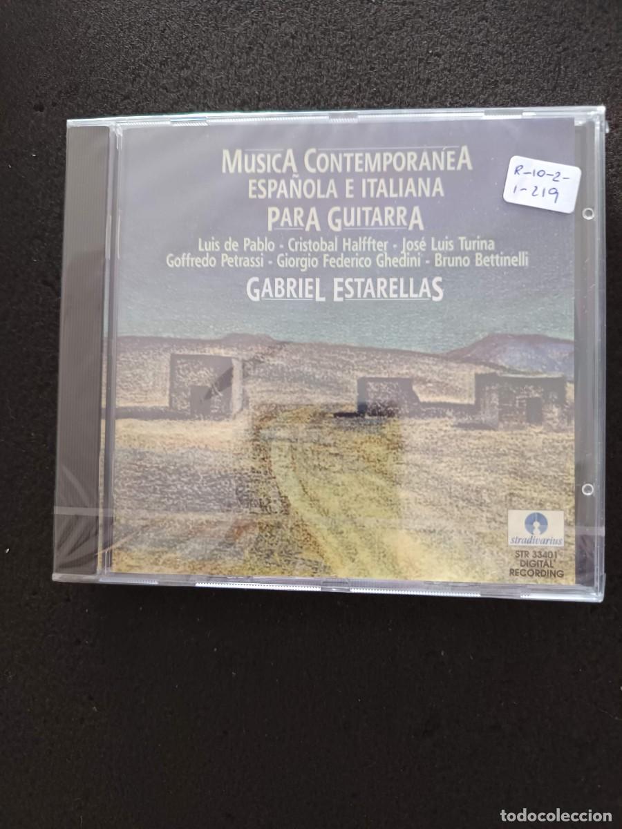 CDs de m&uacute;sica: M&Uacute;SICA CONTEMPOR&Aacute;NEA ESPA&Ntilde;OLA E ITALIANA PARA GUITARRA: LUIS DE PABLO, CRIST&Oacute;BAL HALFFTER, JOS&Eacute; LUIS
