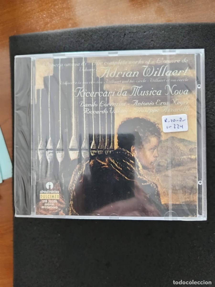 CDs de m&uacute;sica: LA OBRA DE ADRIAN WILLAERT (VOL. 7): RICERCARI DA MUSICA NOVA: &Oacute;RGANOS Y CLAVEC&Iacute;N: DANILO LORENZINI