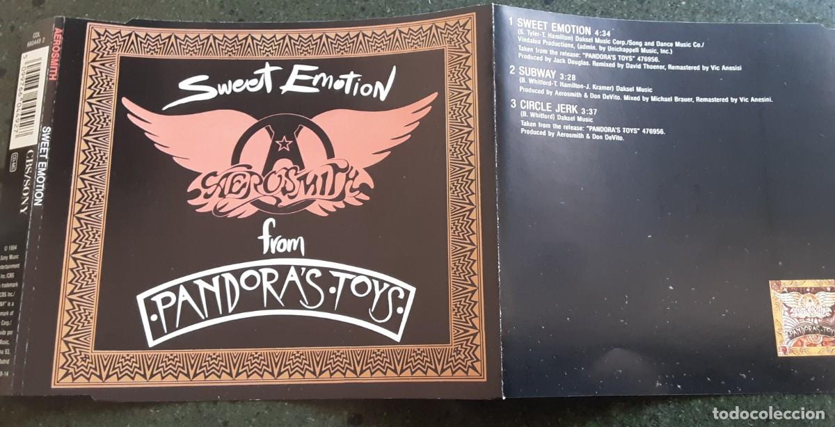 CDs de m&uacute;sica: AEROSMITH, SWEET EMOTION + SUBWAY +CIRCLE JERK