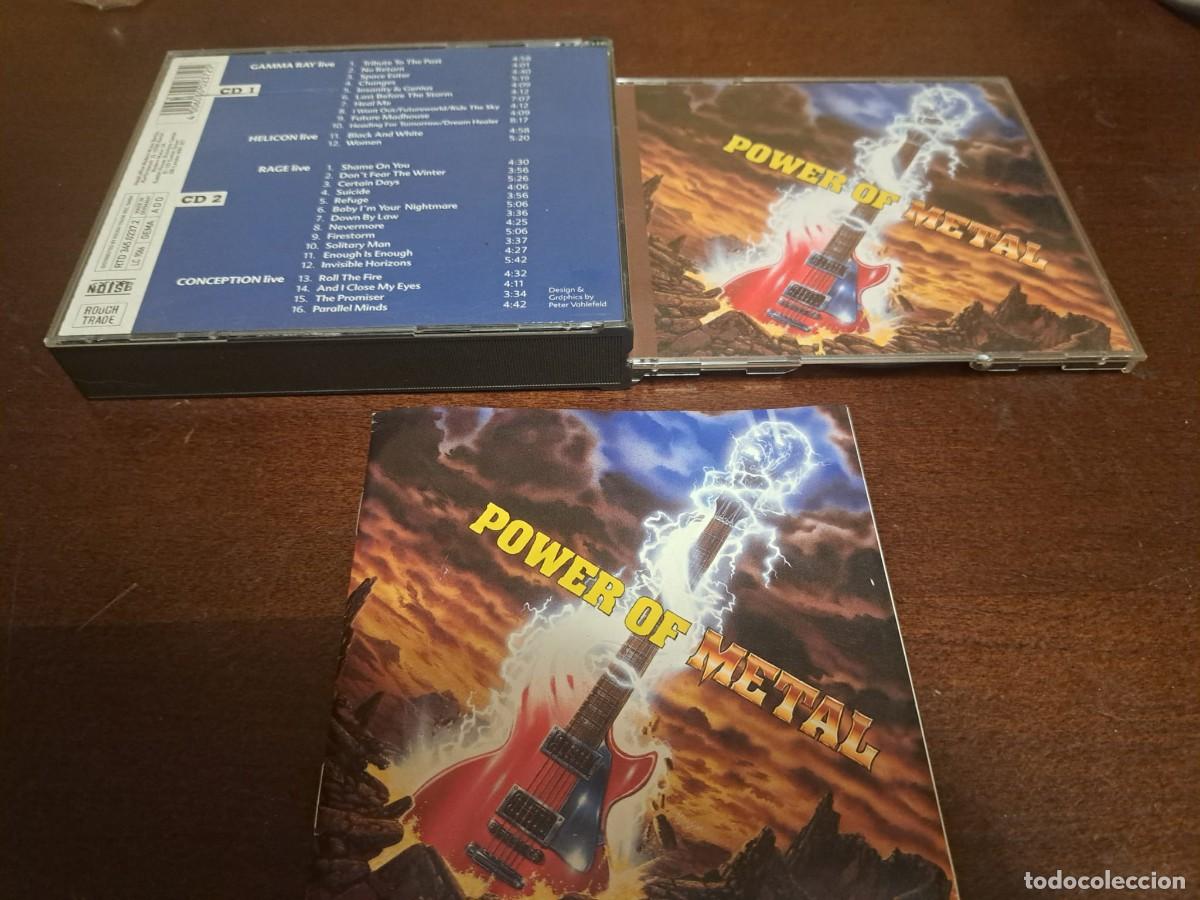 CDs de m&uacute;sica: POWER OF METAL - 2 CD - GAMMA RAY + RAGE + CONCEPTION + HELICON - EN DIRECTO