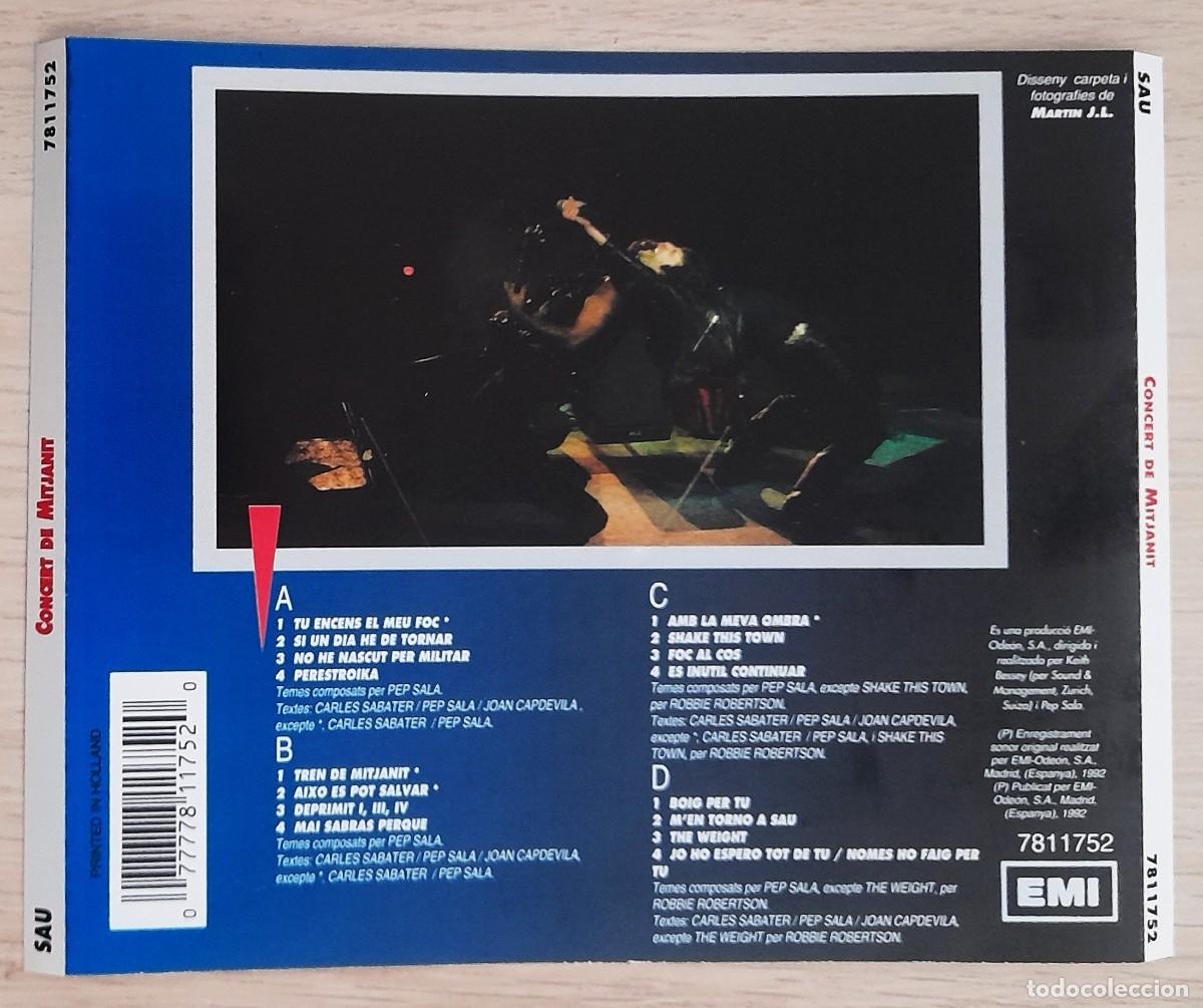 CDs de m&uacute;sica: Sau - Concert De Mitjanit - CD - Foto 2