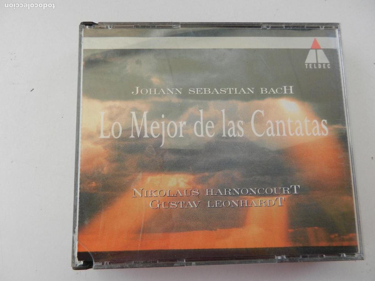 CDs de m&uacute;sica: BACH - LO MEJOR DE LAS CANTATAS - NIKOLAUS HARNONCOURT - GUSTAV LEONHARDT - TELDEC -1994- 2CD,S