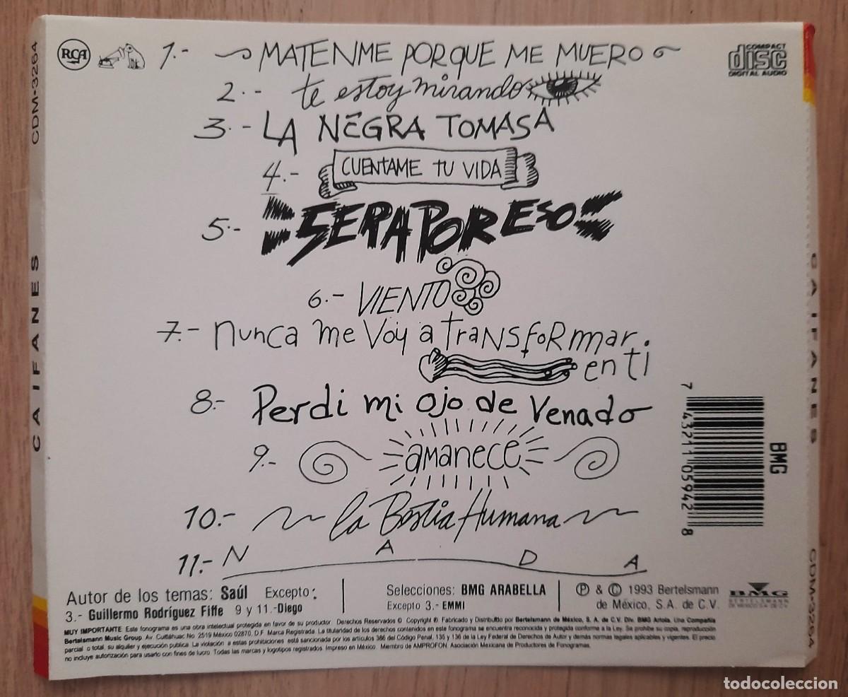 CDs de m&uacute;sica: Caifanes - Caifanes - CD - Foto 2