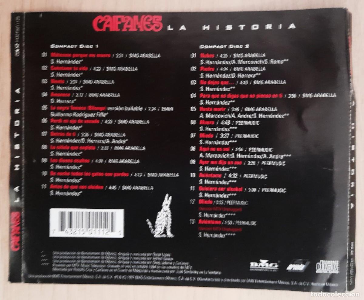 CDs de m&uacute;sica: Caifanes - La Historia - 2 CDs - Foto 2