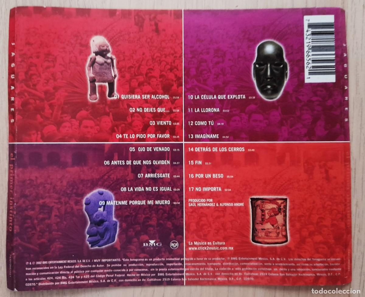 CDs de m&uacute;sica: Jaguares - El Primer Instinto - CD - Foto 2