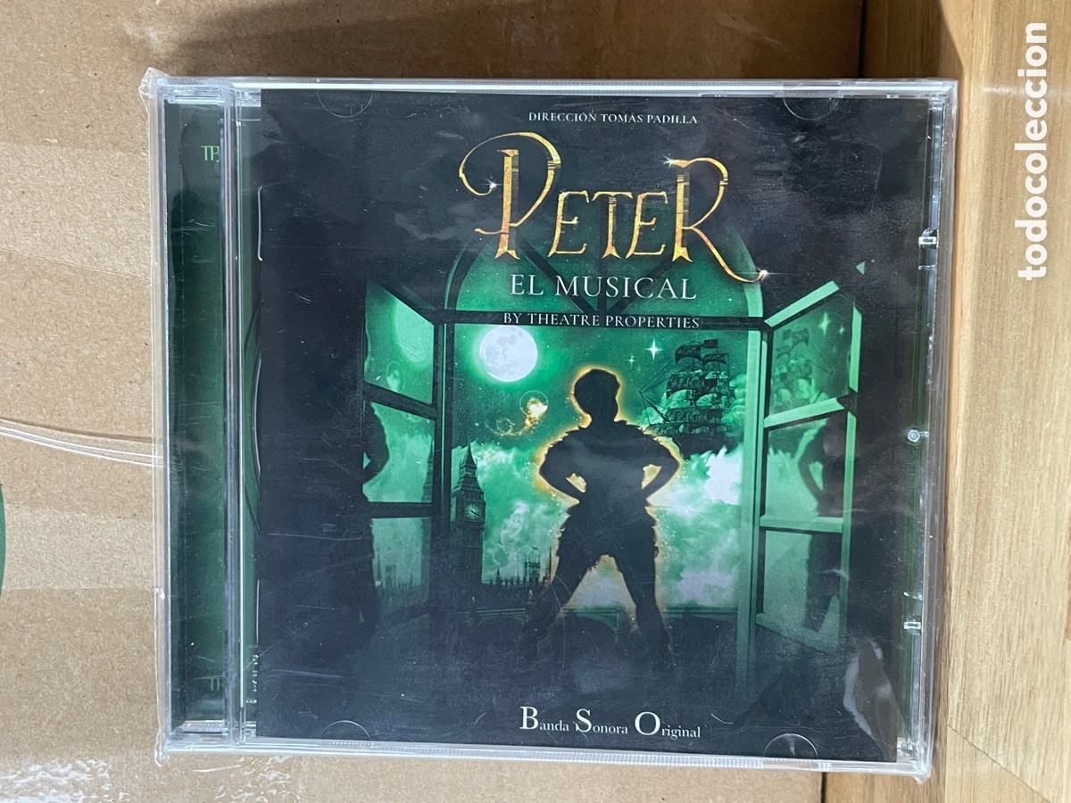 CDs de m&uacute;sica: Peter, El Musical By Theatre Properties - Banda Sonora Original CD. A&ntilde;o 2022.