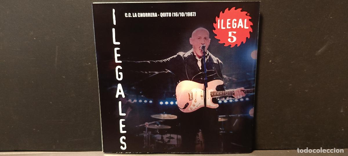 CDs de m&uacute;sica: COLECCION ILEGALES VOL 5 C.C. LA CHORRERA QUITO 16-10-1987 DIRECTO NO OFICIAL CD-R + DVD-R PEPETO