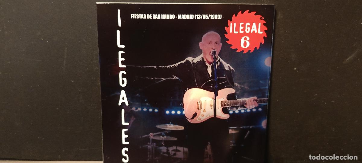CDs de m&uacute;sica: COLECCION ILEGALES VOL 6 CD FIESTAS SAN ISIDRO MADRID 13-05-89 DIRECTO CD +DVD NO OFICIAL PEPETO