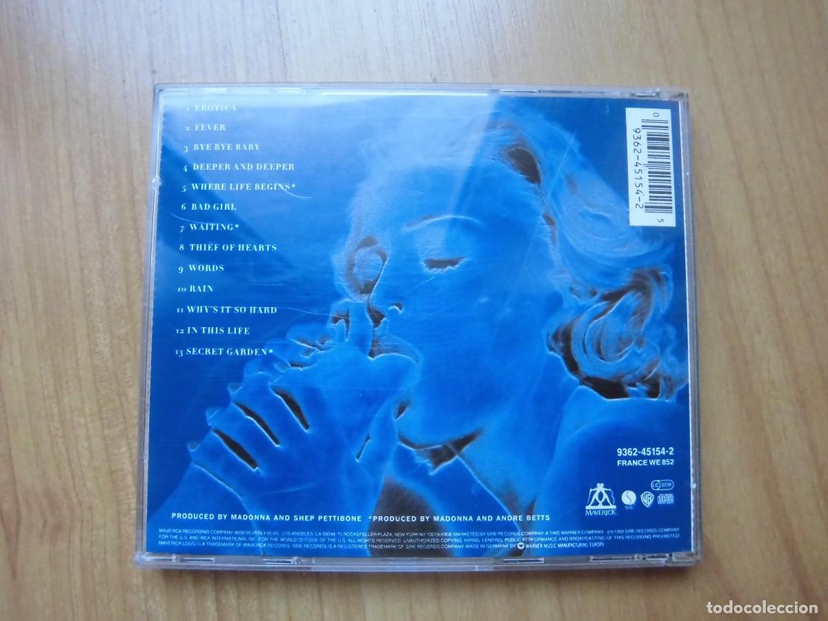 CDs de m&uacute;sica: CD MADONNA EROTICA 1992 - Foto 2