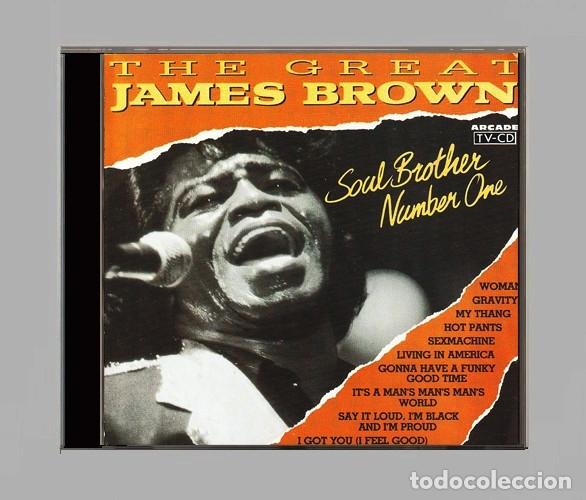 CDs de m&uacute;sica: G450 - JAMES BROWN. THE GREAT. SOUL BROTHER NUMBER ONE. CD.
