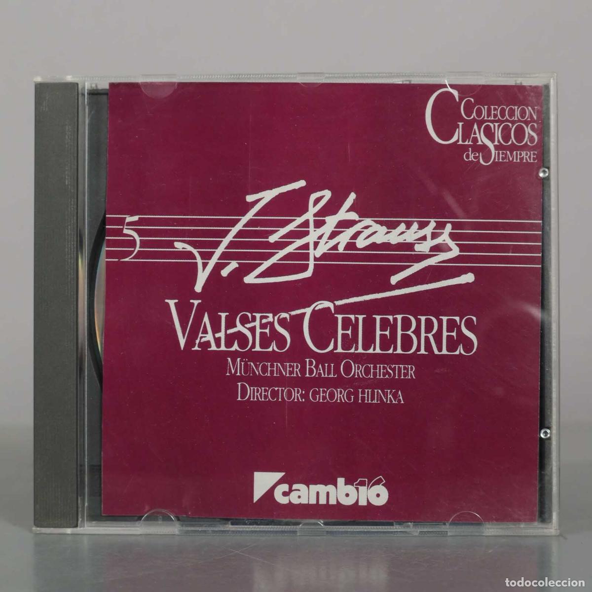 CDs de m&uacute;sica: CD. Valses Celebres - J. Strauss - M&uuml;nchner Ball Orchester - Georg Hlinka