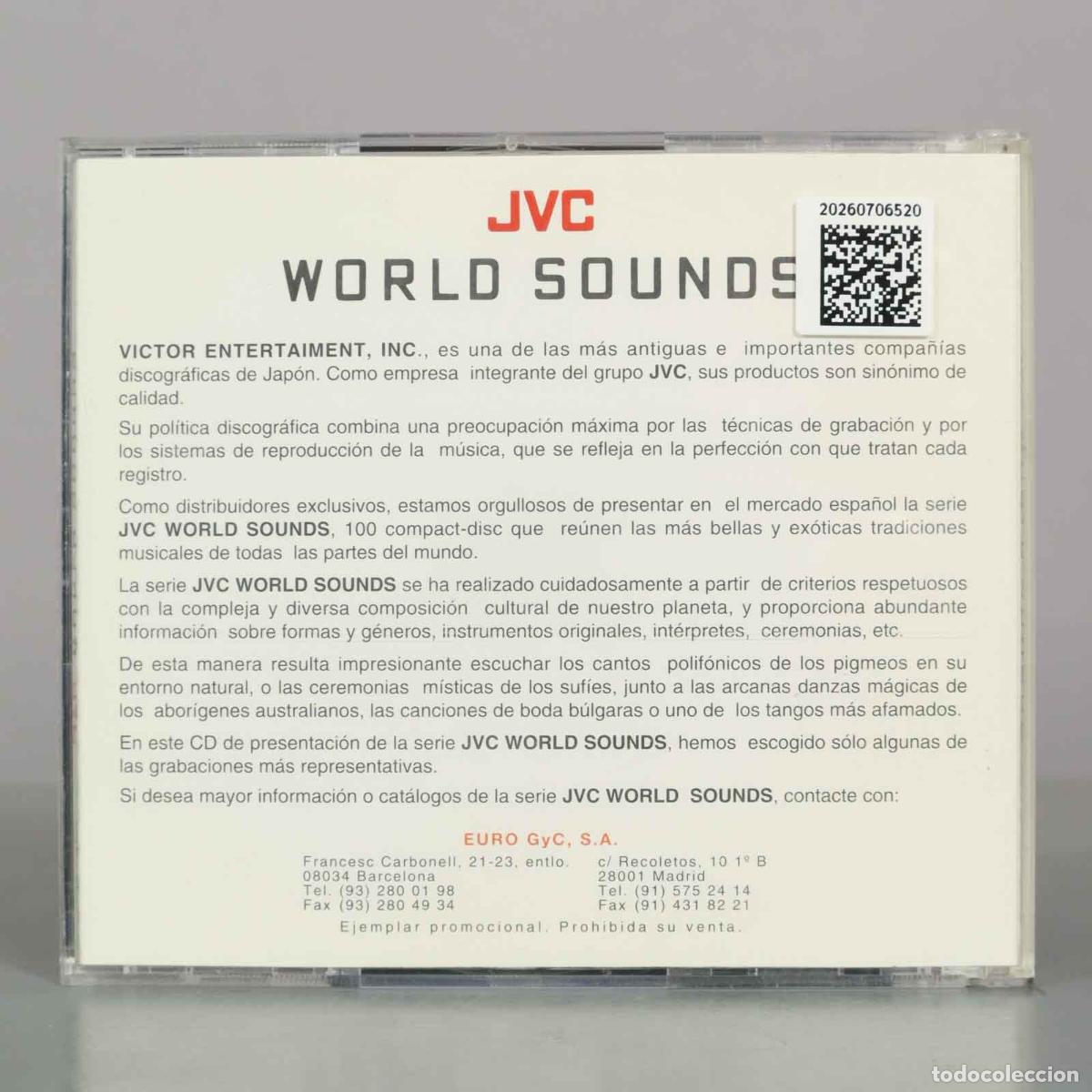 CDs de m&uacute;sica: CD. JVC World Sounds - Foto 2
