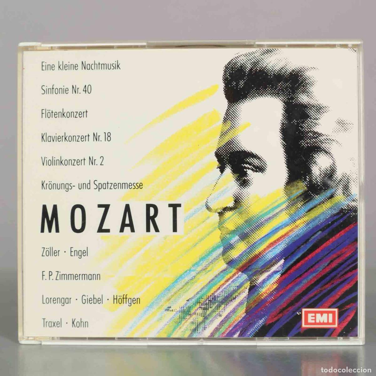 CDs de m&uacute;sica: CD. Eine kleine Nachtmusik - Sinfonie Nr. 40 - Fl&ouml;tenkonzert - Klavierkonzert Nr. 18 - Violinkonzert