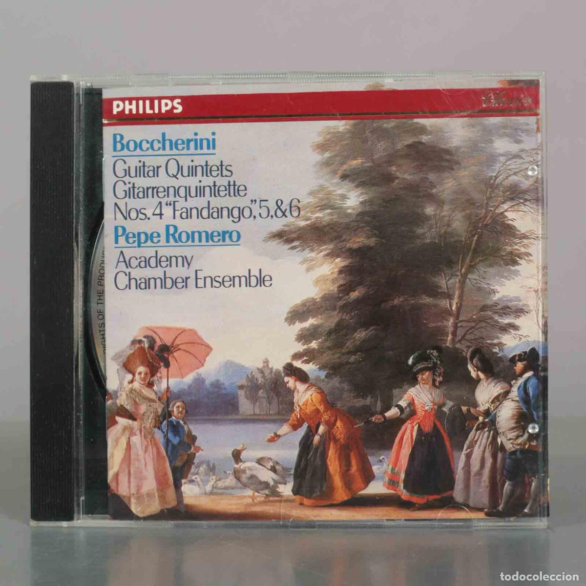 CDs de m&uacute;sica: CD. Boccherini - Guitar Quintets Nos. 4 Fandango, 5 & 6 - Pepe Romero, Academy Chamber Ensemble -