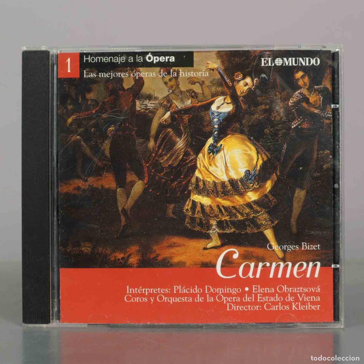 CDs de m&uacute;sica: CD. Homenaje a la &Oacute;pera - Carmen - Georges Bizet - Pl&aacute;cido Domingo, Elena Obraztsova, Coros y