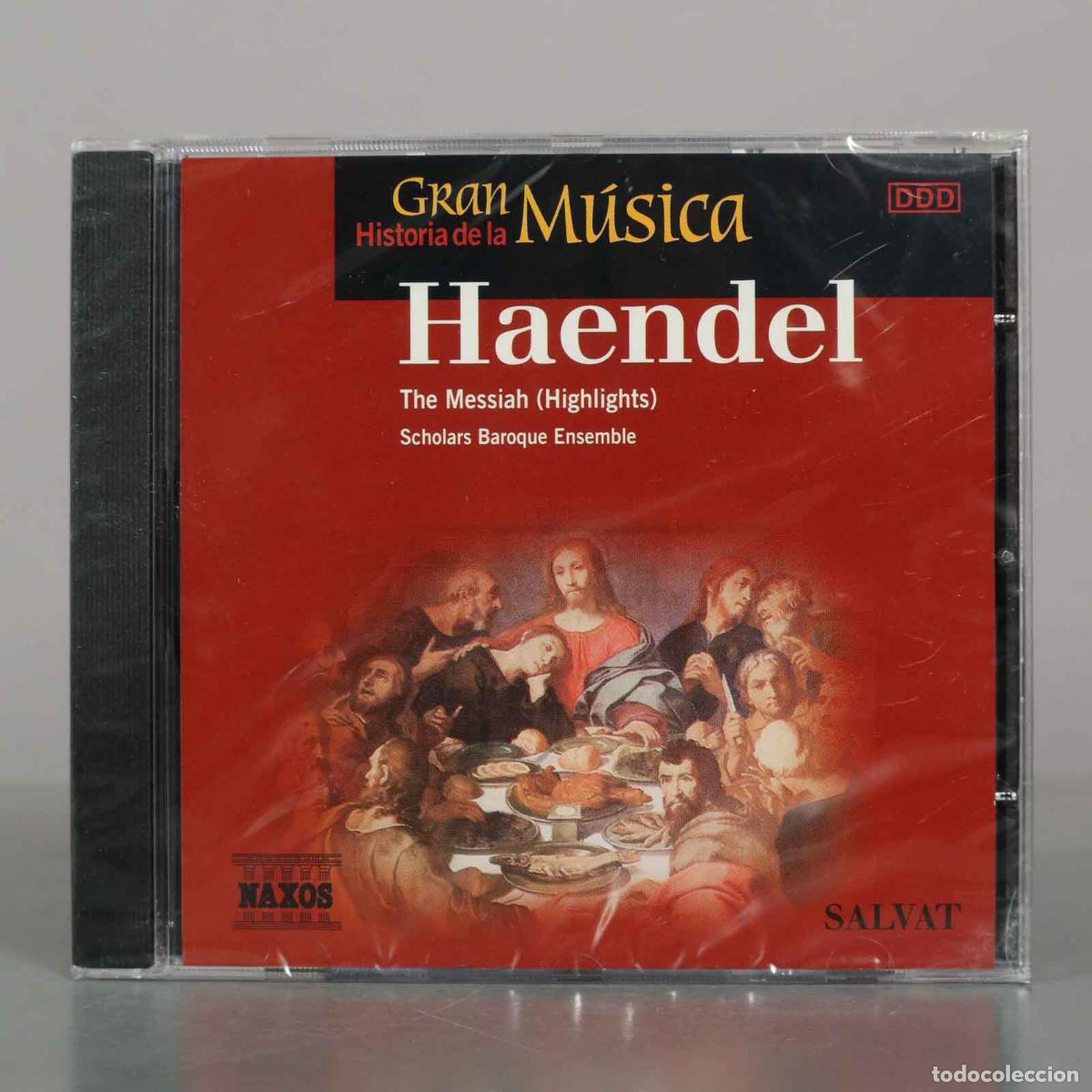 Music CDs: CD. Gran Historia de la M&uacute;sica Haendel - The Messiah - Scholars Baroque Ensemble - . PRECINTADO