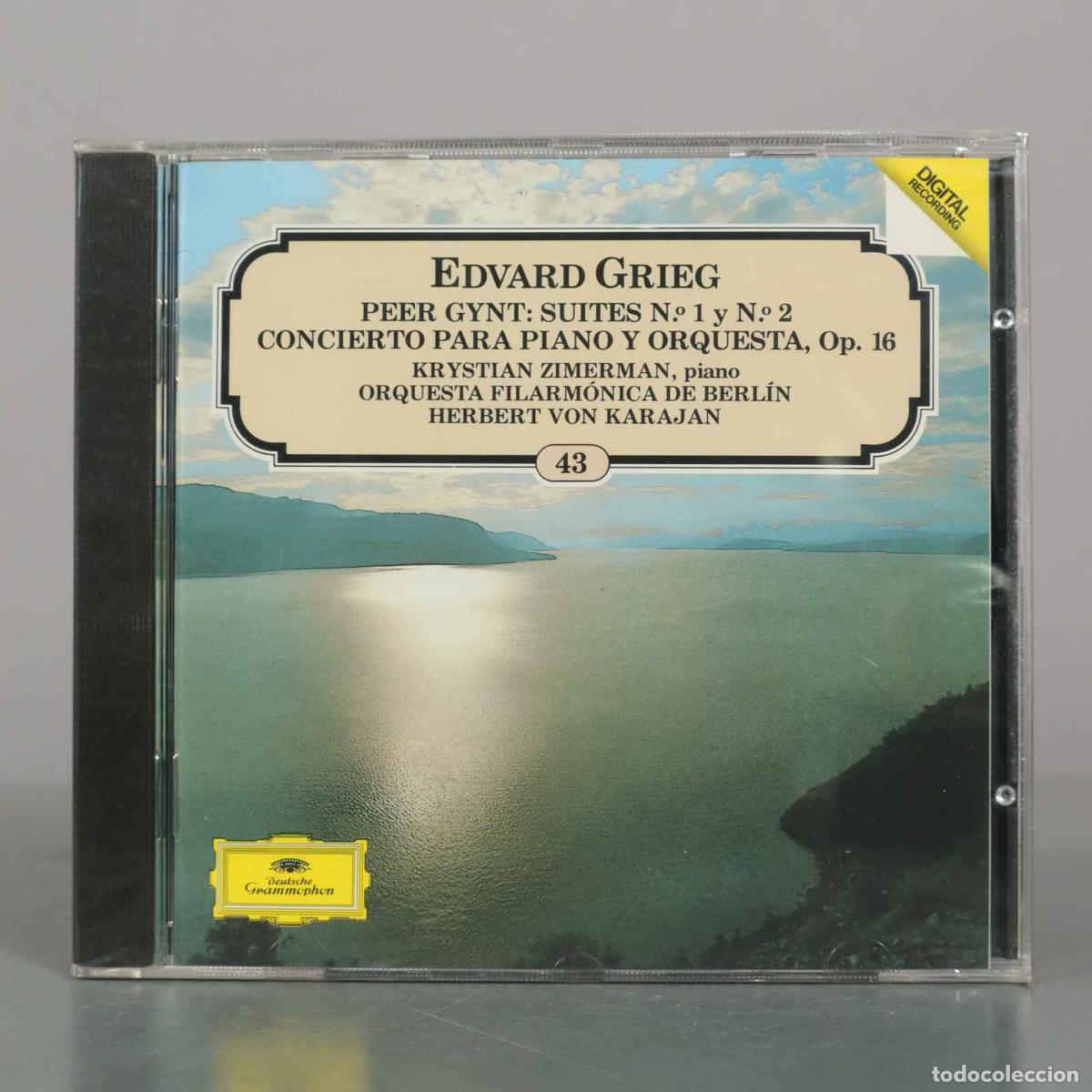 Music CDs: CD. Peer Gynt: Suites N.&ordm; 1 Y N.&ordm; 2 - Concierto Para Piano Y Orquesta, Op. 16 - Edvard . PRECINTADO