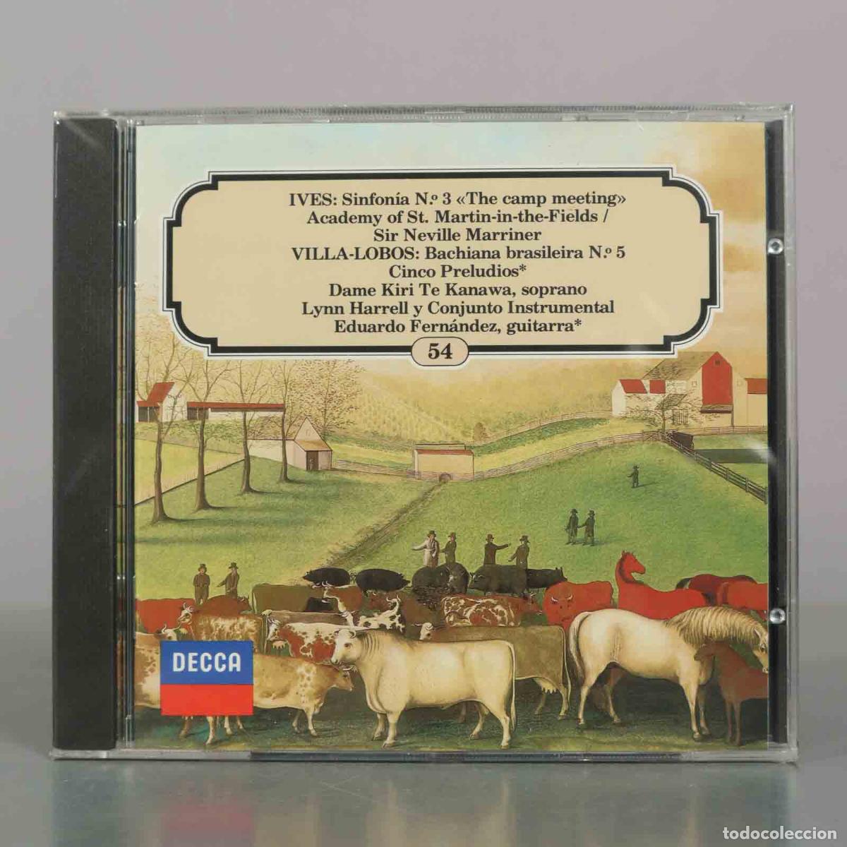 Music CDs: CD. Sinfonia No. 3 The Camp Meeting - Bachiana Brasileira No. 5 - Cinco Preludios - . PRECINTADO