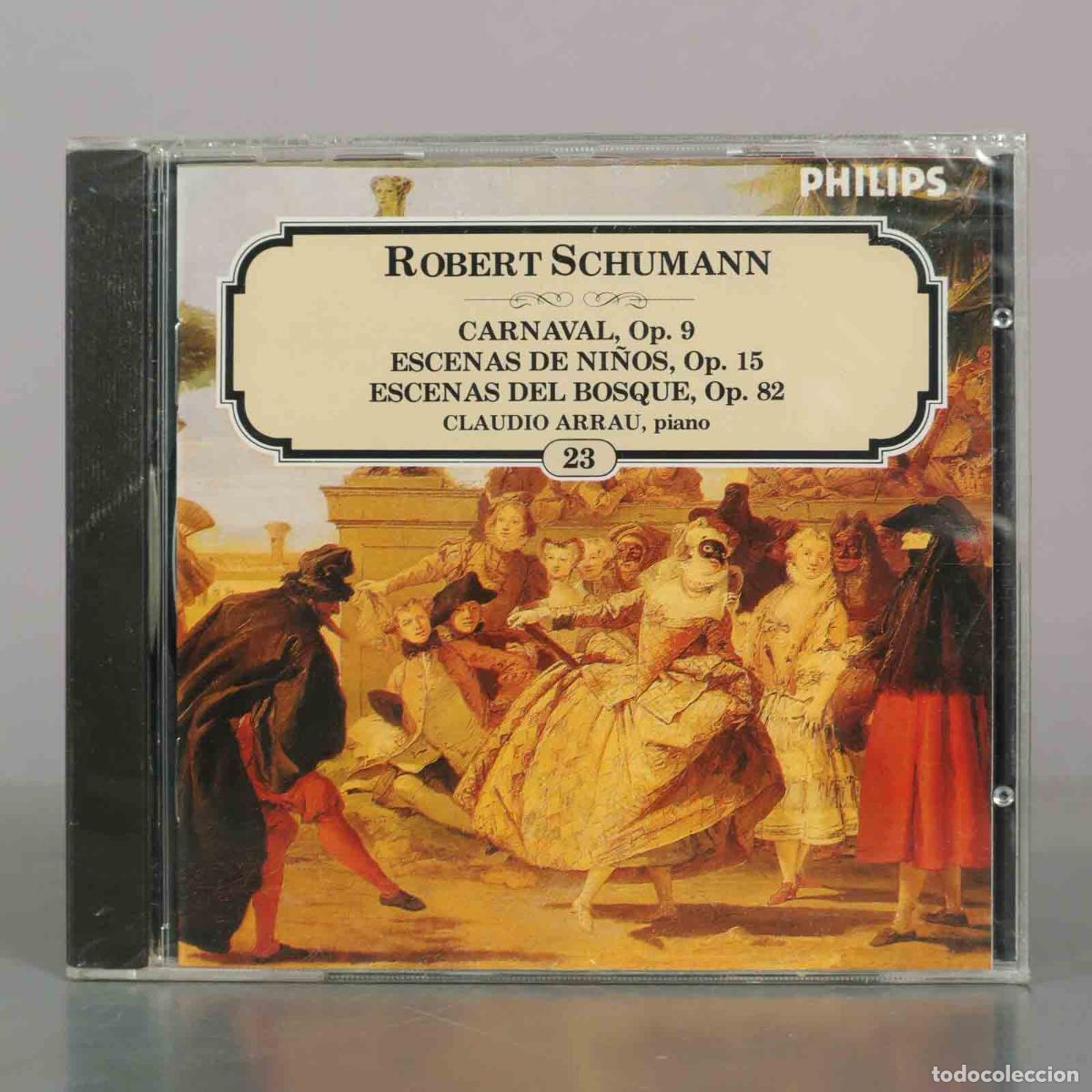 CD de M&uacute;sica: CD. Carnaval, Op. 9 - Escenas de ni&ntilde;os, Op. 15 - Escenas del bosque, Op. 82 - Robert . PRECINTADO