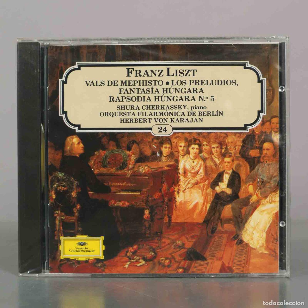 CD de M&uacute;sica: CD. Vals de Mephisto - Los Preludios, Fantas&iacute;a H&uacute;ngara, Rapsodia H&uacute;ngara N.&ordm; 5 - Franz . PRECINTADO