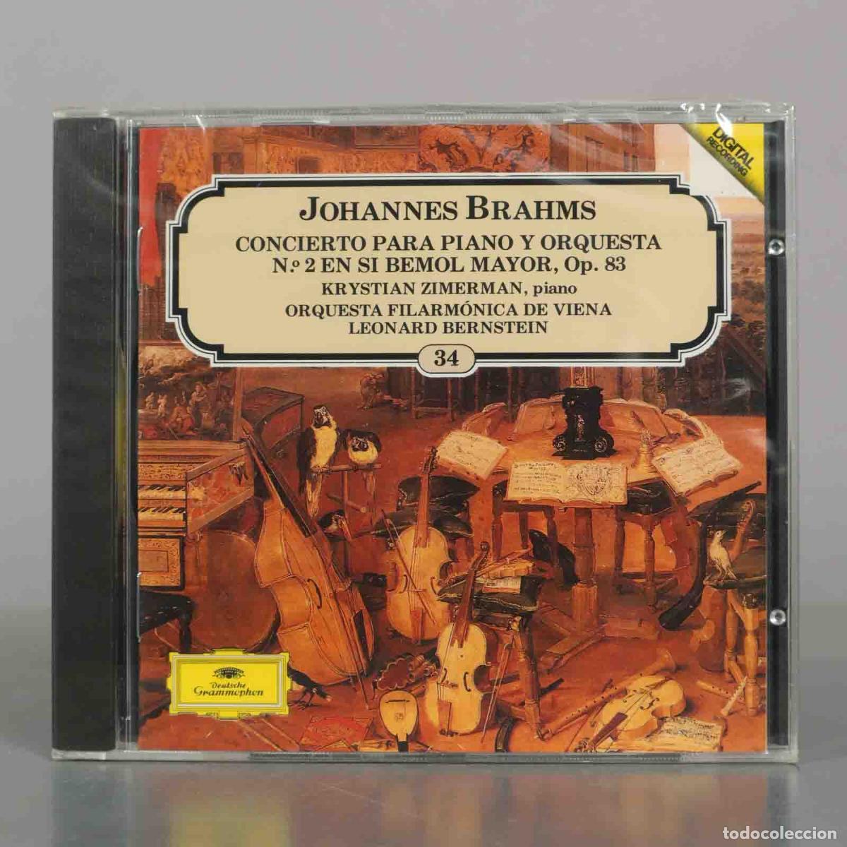 CD de M&uacute;sica: CD. Concierto Para Piano Y Orquesta No. 2 En Si Bemol Mayor, Op. 83 - Johannes Brahms, . PRECINTADO