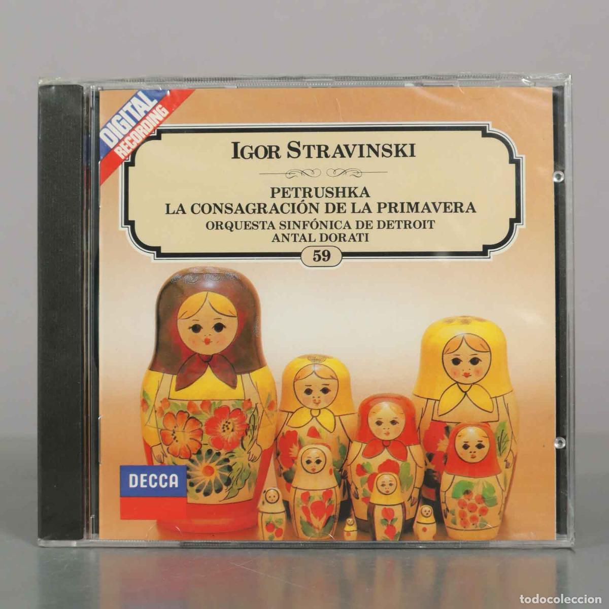 CDs de m&uacute;sica: CD. Petrushka - La Consagraci&oacute;n de la Primavera - Igor Stravinski - Orquesta Sinf&oacute;nica . PRECINTADO