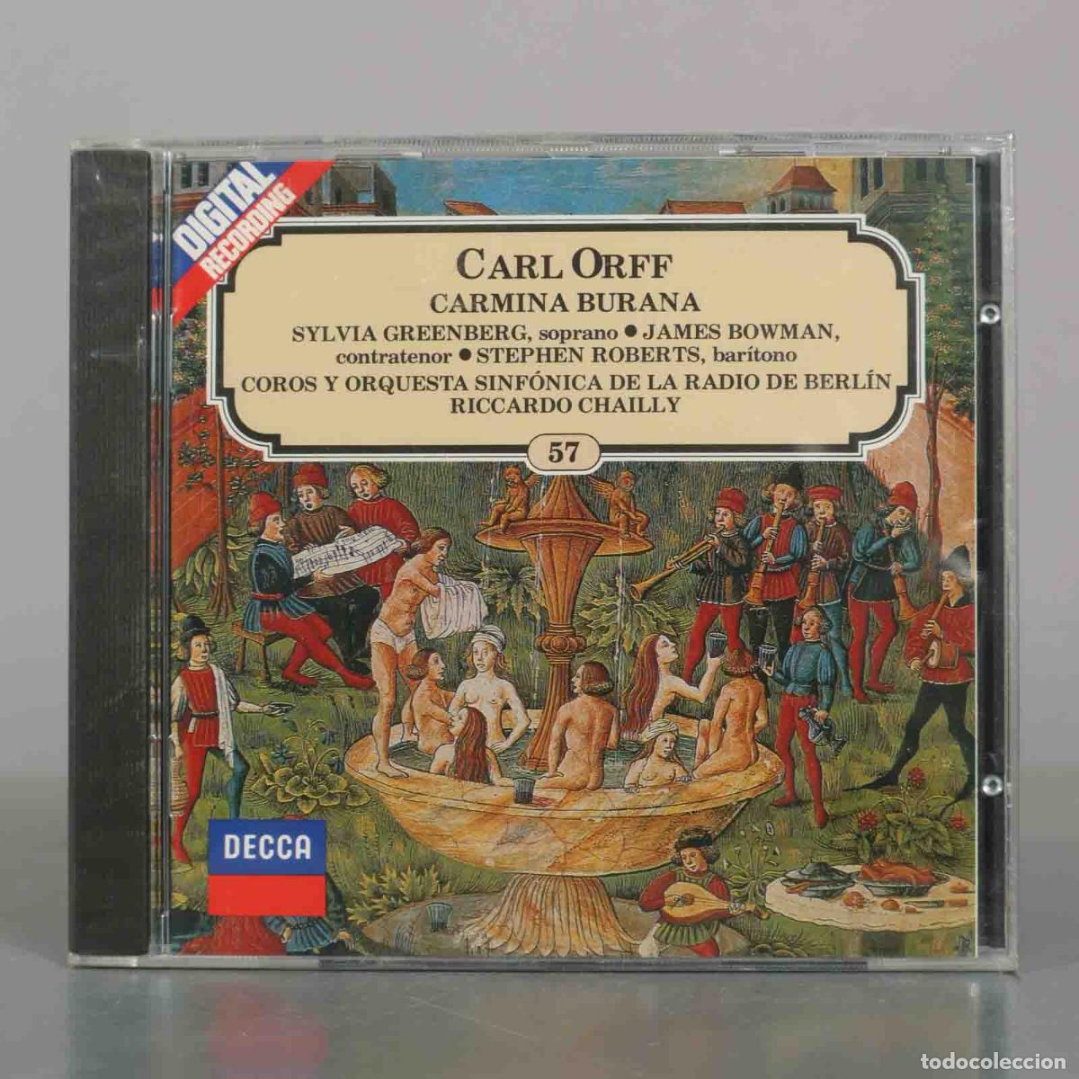 CDs de m&uacute;sica: CD. Carmina Burana - Carl Orff, Sylvia Greenberg, James Bowman, Stephen Roberts, Coros . PRECINTADO