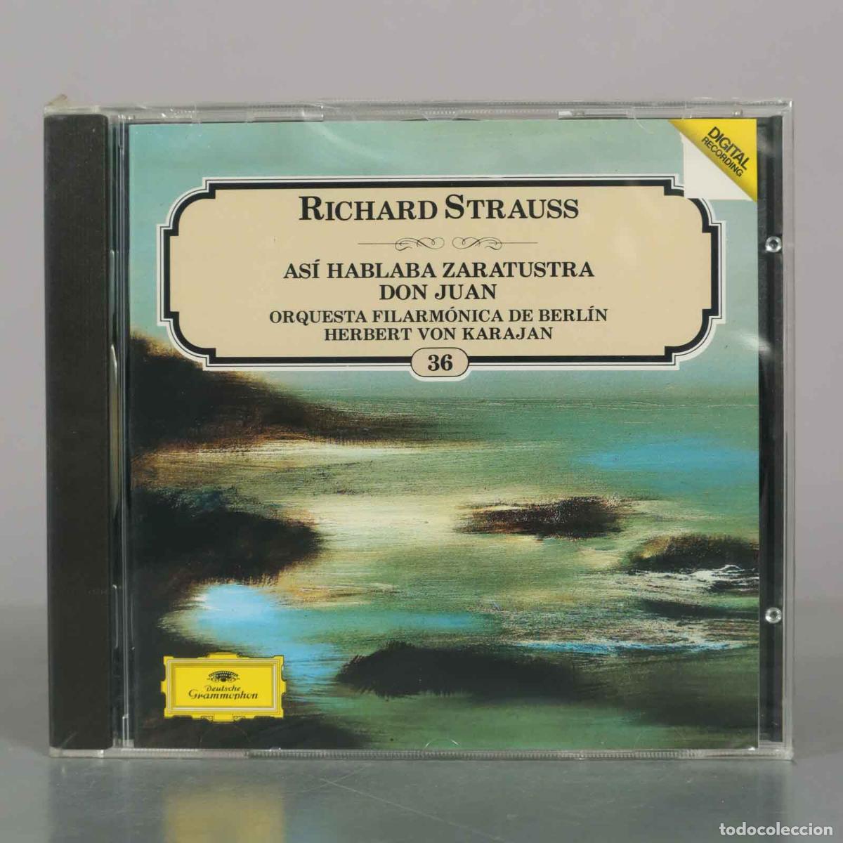CDs de m&uacute;sica: CD. As&iacute; Hablaba Zaratustra - Don Juan - Richard Strauss, Orquesta Filarm&oacute;nica de . PRECINTADO