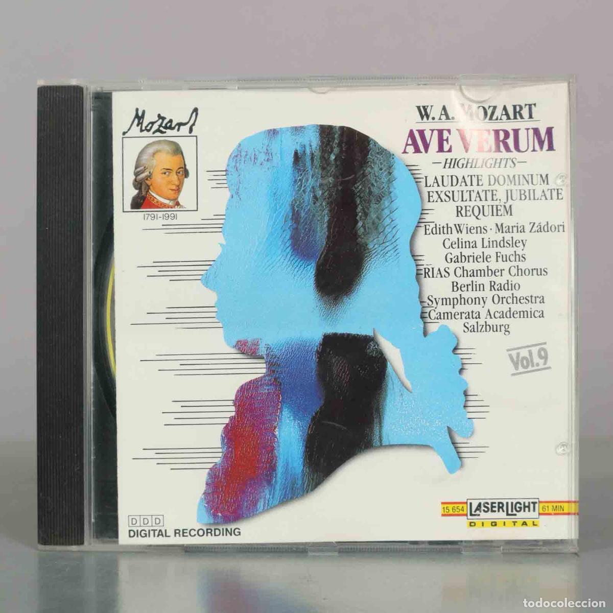 CDs de m&uacute;sica: CD. Ave Verum - Highlights - W.A. Mozart, Edith Wiens, Maria Zadori, Celina Lindsley, Gabriele