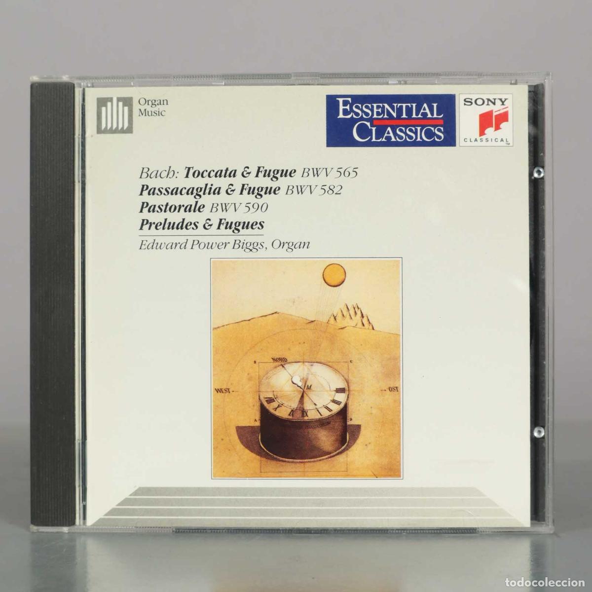 CDs de m&uacute;sica: CD. Bach: Toccata & Fugue BWV 565 - Passacaglia & Fugue BWV 582 - Pastorale BWV 590 - Preludes &