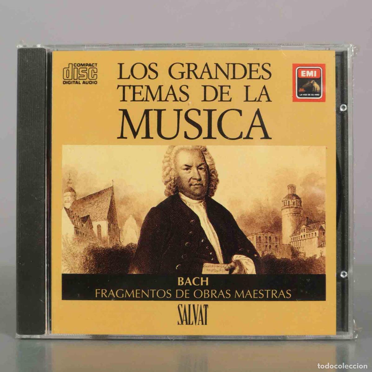 CDs de m&uacute;sica: CD. Los Grandes Temas de la Musica - Bach - Fragmentos de Obras Maestras - Salvat . PRECINTADO