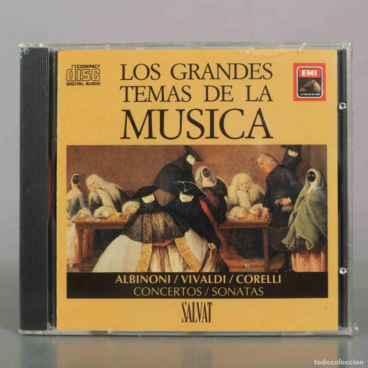 CDs de m&uacute;sica: CD. Los Grandes Temas de la Musica - Albinoni, Vivaldi, Corelli - Conciertos / Sonatas . PRECINTADO