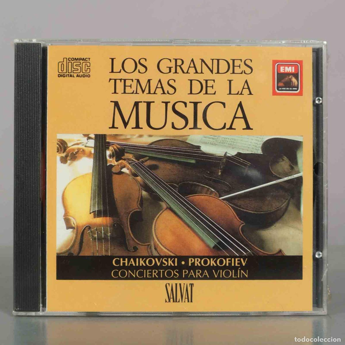 CDs de m&uacute;sica: CD. Los Grandes Temas de la Musica - Chaikovski, Prokofiev - Conciertos para Viol&iacute;n - . PRECINTADO