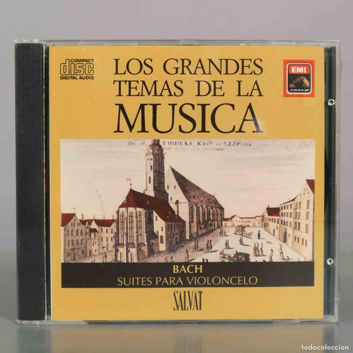 CDs de m&uacute;sica: CD. Los Grandes Temas de la Musica - Bach - Suites para Violoncelo - Salvat . PRECINTADO