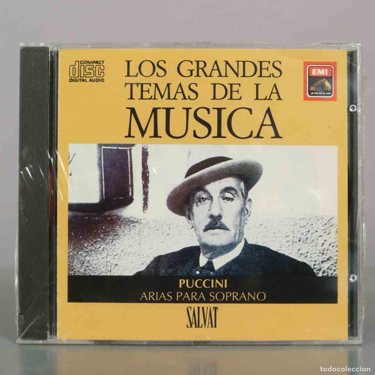 CDs de m&uacute;sica: CD. Los Grandes Temas de la Musica - Puccini - Arias Para Soprano - Salvat . PRECINTADO